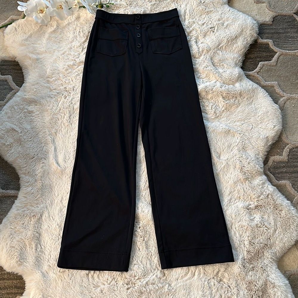 Halara High Waisted Straight Leg Pants Black Size M - Picture 8 of 10
